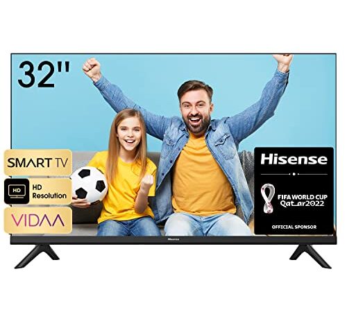 Hisense 32A4EG (32") Smart TV Full HD, con Natural Colour Enhancer, DTS Virtual X, VIDAA U5, Youtube, Netflix, HDMI, WiFi (NUEVO 2021)