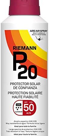 P20 ® | Crema Solar 50 | Protector Solar 50 en Formato Continuous Spray para una Cobertura Continua y Uniforme | Formato Spray Solar 50 | 100 Ml