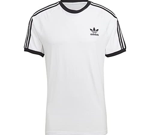 Adidas Camiseta modelo 3-STRIPES TEE, color Blanco, talla M