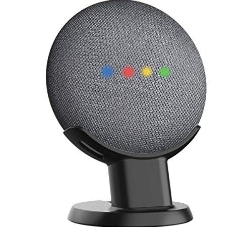 Gelink Soporte Google Home Mini/Nest Mini (2nd Gen) Accesorios de Soporte de Escritorio de Montaje Estuche (Negro)