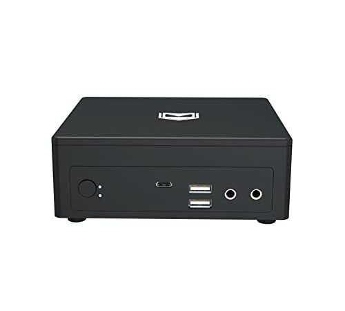 Mini PC KUU, Mini Computer Core i7-11370H Iris Xe Gráficos Windows 11 Pro, WiFi 6 Mini computadora 16GB de RAM+756GB con Dual HDMI,Typc-C 4K@60Hz Output, Gaming Business Mini Desktop Computer