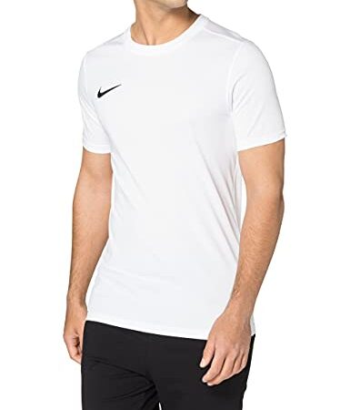 Nike M Nk Dry Park Vii Jsy Ss - Camiseta De Manga Corta Hombre, Blanco (White/Black), M, Unidad