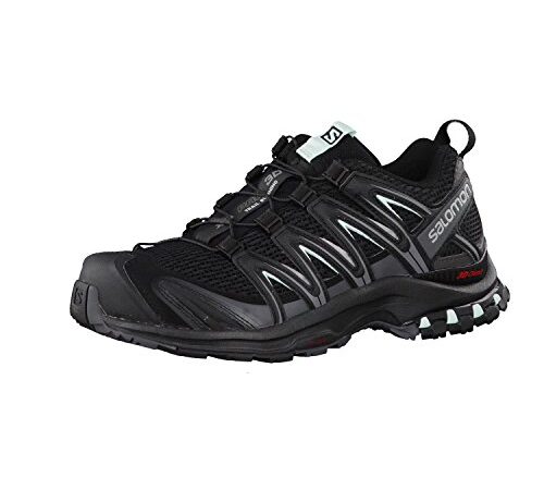 Salomon Xa Pro 3d W - Zapatillas Deportivas, Mujer, Negro (Black/Magnet/Fair Aqua), 39 1/3 EU