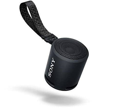 Sony SRS-XB13 - Altavoz Bluetooth Compacto, Duradero y Potente con EXTRA BASS (Resistente al agua, Inalámbrico, 16h Autonomía), Negro