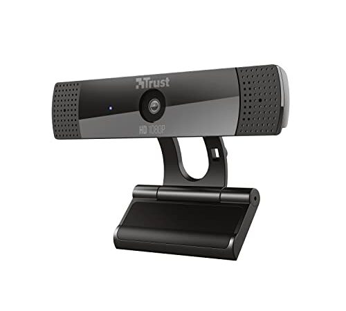 Trust Gaming GXT 1160 Vero - Webcam Full HD (1080 p) de 8 megapíxeles, negro