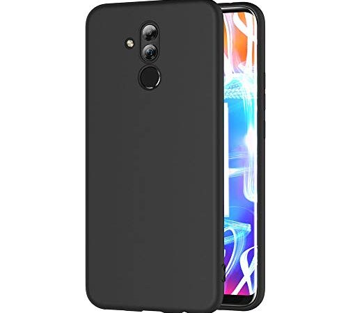 AICEK Funda Huawei Mate 20 Lite, Negro Silicona Fundas para Huawei Mate 20 Lite Carcasa Huawei Mate 20 Lite Negro Silicona Funda Case (6,3 Pulgadas)