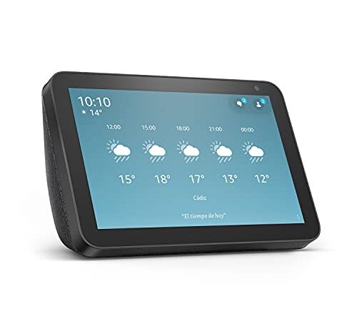 Echo Show 8 (1.ª generación, modelo de 2019) | Pantalla inteligente con Alexa | Mantén el contacto con la ayuda de Alexa | Antracita