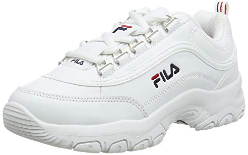 FILA Strada kids, Zapatilla Unisex niños, Blanco (White), 35 EU