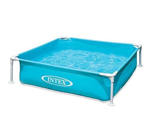 Intex 57173NP - Piscina desmontable mini small frame 122 x 122 x 30 cm, 337 litros, Multicolor