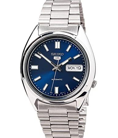 Seiko Reloj Analógico Automático para Hombre con Correa de Acero Inoxidable – SNXS77