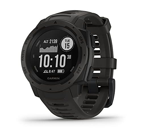 Garmin Instinct - Reloj resistente con GPS, Grafito