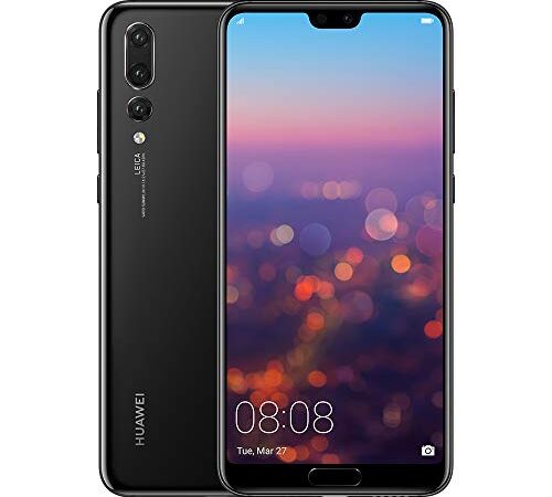 Huawei P20 Pro - Pack de Funda Azul Oscuro y Smartphone de 6.1" (Kirin 970, 6GB RAM, Memoria de 128 GB, cámaras 40+20+8 MP, Android 8.1) Negro [Versión ES/PT, Exclusivo Amazon]