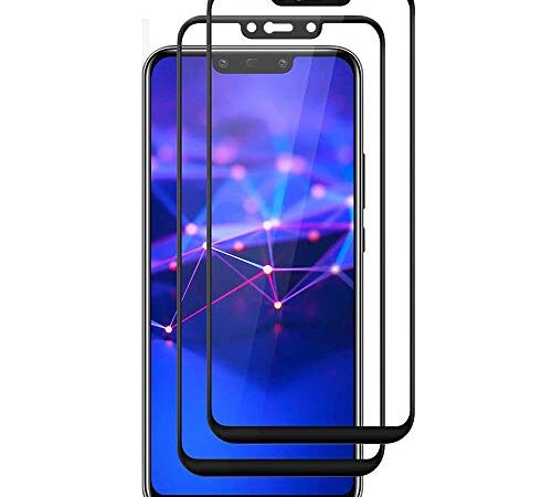 iGlobalmarket [2 Unidades Protector de Pantalla 3D Huawei Mate 20 Lite, Cristal Templado, sin Burbujas, Alta Definicion, 9H Dureza, Resistente a Arañazos