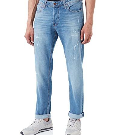 Jack & Jones Jjitim Jjoriginal JJ 273 Lid Sn Jeans, Azul Denim, 32W x 34L para Hombre