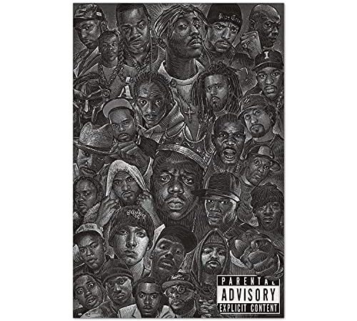 Póster Hip Hop All Star - Lamina decorativa Hip Hop / Póster Grupo Erik - Producto con licencia oficial