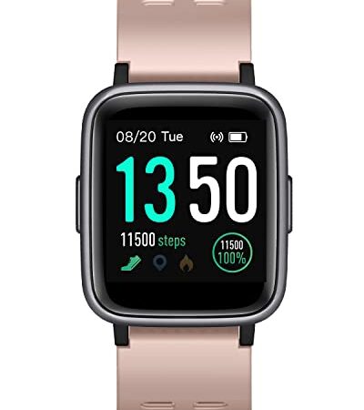 ASIAMENG Reloj Inteligente Hombre Mujer Smartwatch Podómetro IP68 Calorías Cronómetro Menstrual Llamada de notificación SMS Multideporte para Android iOS