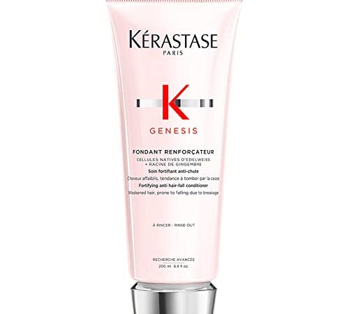 Kérastase | Genesis, Acondicionador Fortificante, Tratamiento Anti-Caída, Sin Siliconas Ni Sulfatos, Para Pelo Frágil o Debilitado, Fondant Renforçateur, 200 ml.