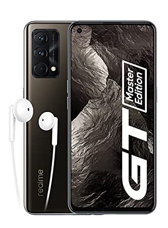 realme GT Master Edition Smartphone Libre, Qualcomm Snapdragon 778G 5G, Pantalla completa AMOLED Samsung de 120 Hz, Carga SuperDart de 65W, Cámara principal de 64MP, NFC, 8+256GB, Negro cosmos