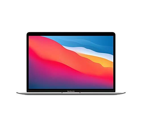 Apple Ordenador PortáTil MacBook Air (2020): Chip M1, Pantalla Retina de 13 Pulgadas, 8 GB de RAM, SSD de 256 GB, Teclado retroiluminado, cáMara FaceTime HD, Sensor Touch ID, Color Plata