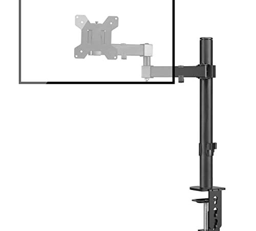 Bracwiser Brazo Monitor, Soporte para Monitor para Pantalla LED LCD de 13-32 Pulgadas(Altura Ajustable), VESA 75/100 mm, 2 Opciones de Montaje, Soporte Monitor Escritorio - MD7421