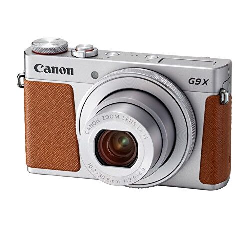 Canon PowerShot G9 X Mark II - Cámara compacta de 20.9 MP (Pantalla táctil de 3", vídeo Full HD, CMOS, Intelligent IS, Digic 7, Bluetooth) Plata