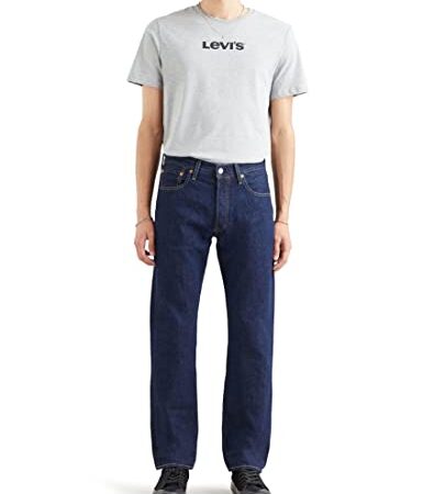 Levi's 501 Original Fit- Vaqueros para hombre, Azul (Onewash 101), W34/L30