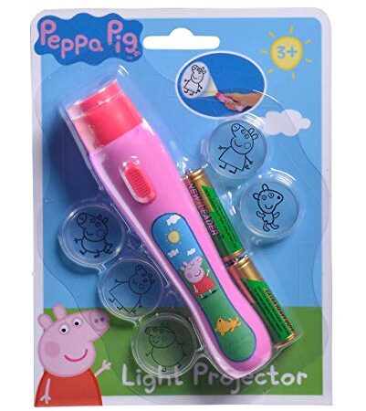 Simba Peppa Pig Light Projector, Color Rosa/Verde/Azul/Amarillo (109262386)