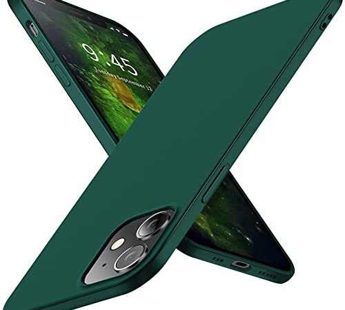 X-level Funda Compatible con iPhone 12/iPhone 12 PRO, [Guardian Serie] Suave TPU Gel Silicona Ultra Fina Anti-Arañazos y Protección a Bordes Funda Phone Case para iPhone 12/iPhone 12 PRO 6.1'' - Verde