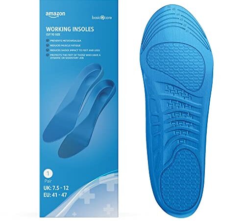 Amazon Basic Care - Plantillas uso profesional, Talla 41/47