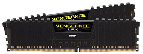 Corsair CMK16GX4M2B3200C16 Vengeance LPX 16 GB (2 x 8 GB) DDR4 3200 MHz C16 XMP 2.0 Módulo de Memoria de Alto Rendimiento, Negro