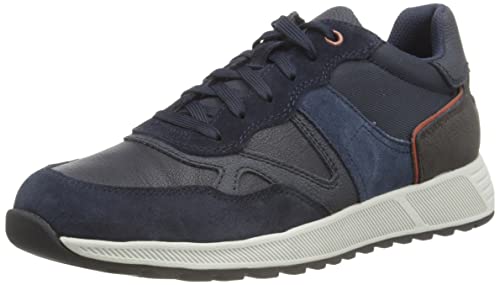 Geox U Molveno A, Sneakers para Hombre, Azul (Navy) , 44 EU