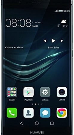 Huawei P9 - Smartphone libre de 5.2" (HiSilicon Kirin 650, Octa-Core, 3 GB de RAM, 16 GB, 13 MP, Android), color negro