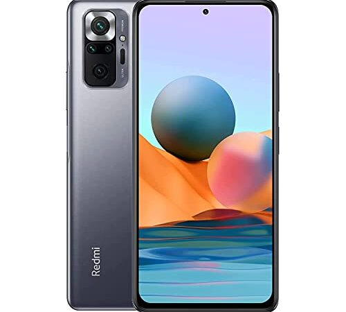 Xiaomi Redmi Note 10 Pro Smartphone 8GB 128GB 6.67" 120Hz AMOLED DotDisplay 108MP Wide-Angle Cámara 5020mAh (typ) NFC Dual SIM Card Gris [Versión en Español]