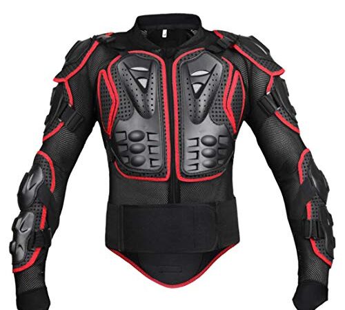 Chaqueta GES con armadura protectora para motocicleta, ropa de protección