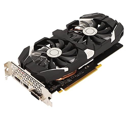 GTX 1060 6GB GDDR5 192bit Tarjeta Gráfica para Juegos Ventiladores Duales Refrigeración HDMI DVI DP PCI-E GPU para PC para Juegos, 6/5/3 GB Disponible(5 GB)