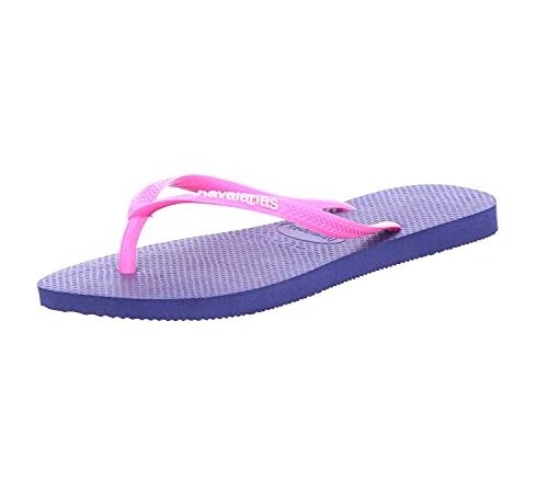 Havaianas Slim Logo, Chanclas Mujer, Multicolor (Pink 787), 37/38 EU