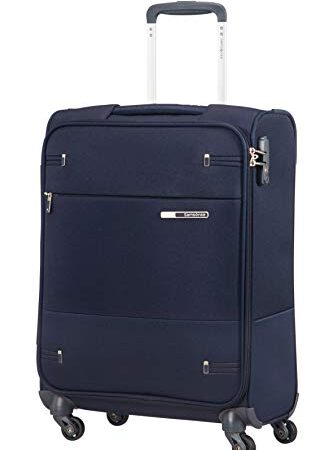 Samsonite Base Boost Spinner S Equipaje de mano, 55 cm, 39 L, Ancho: 40 cm, Azul (Navy Blue)