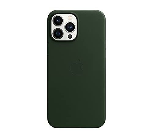 Apple Funda Leather Case con MagSafe (para el iPhone 13 Pro MAX) - Verde Secuoya