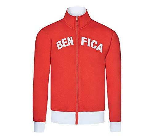 Benfica Retro 60's Jacket, Hombre, Red/White