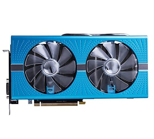 Bonilaan Tarjeta de vídeo Compatible Fit for Sapphire RX 590 580 8GB, Tarjetas gráficas GPU Radeon RX580 RX590 GME 8GB Nitro AMD, Pantalla de PC de Escritorio, Mapa de Juego de Ordenador