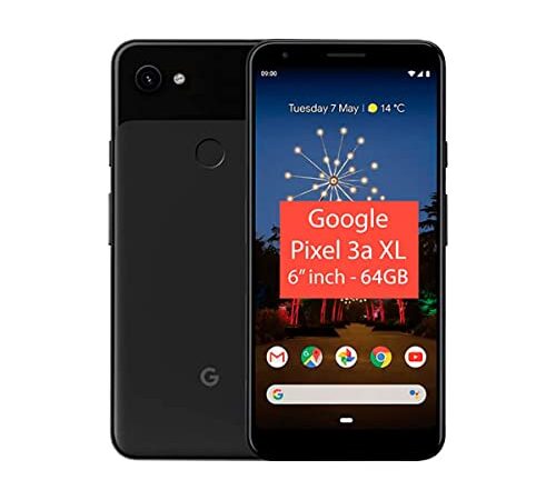 Google Pixel 3a XL 15,2 cm (6") 4 GB 64 GB 4G Negro 3700 mAh - Smartphone (15,2 cm (6"), 4 GB, 64 GB, 12,2 MP, Android 9.0, Negro)