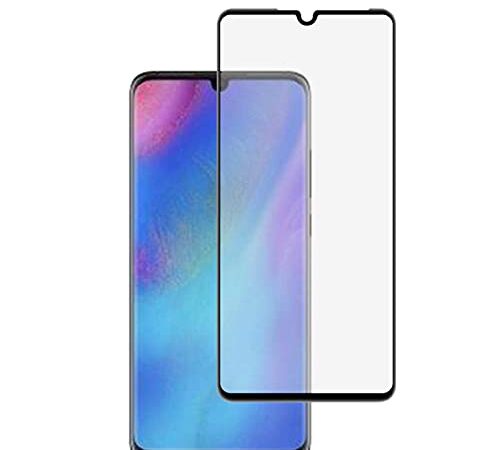 Movilrey Protector para Huawei P30 Pro Negro Completo 3D Cristal Templado de Pantalla Vidrio Curvo para movil