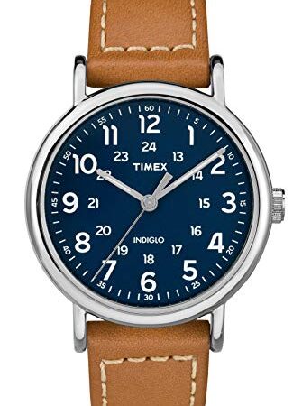 Timex Weekender, Reloj para Hombre, Marrón (Light/Brown)