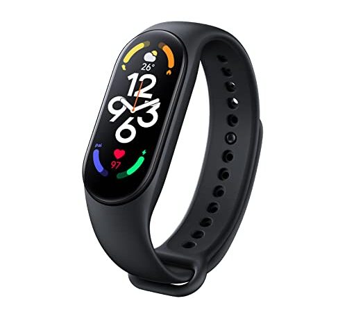 Xiaomi Mi Smart Band 7 Pulsera de Actividad, Pantalla AMOLED, 180mAh, 120 Modos de Entrenamiento, Impermeable 5 ATM, App Mi Fit, oxígeno Sangre Fitness Trake