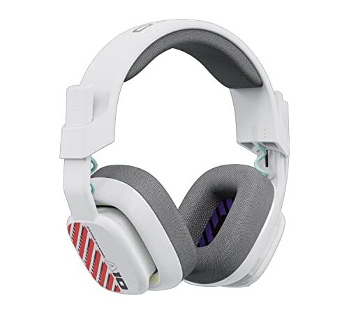 ASTRO A10 Auriculares Gaming Gen 2 con Cable - Cascos Over-ear para gaming con micrófono giratorio para silenciar, transductores de 32 mm, compatibles con Xbox, PC - Blanco