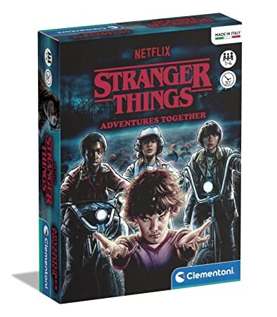 Clementoni - Stranger Things - Aventuras compartidas - Juego de mesa Stranger Things- familiar adultos (16636)