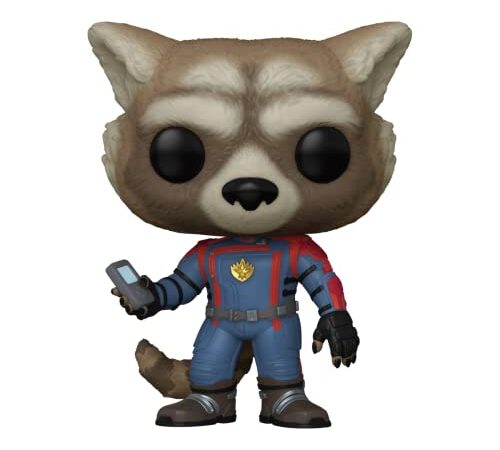 Funko Pop! Vinyl: Marvel - Guardians of The Galaxy 3 - Rocket Raccoon - Figuras Miniaturas Coleccionables para Exhibición - Idea De Regalo - Mercancía Oficial - Juguetes para Niños Y Adultos