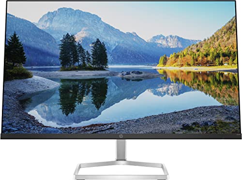 HP M24fe - Monitor de 24" Full HD (1920 x 1080, 75Hz, 5ms, IPS, 16:9, AMD FreeSync, HDMI, VGA, Antirreflejo, Eye Ease, Inclinación Ajustable) Color Gris, Negro