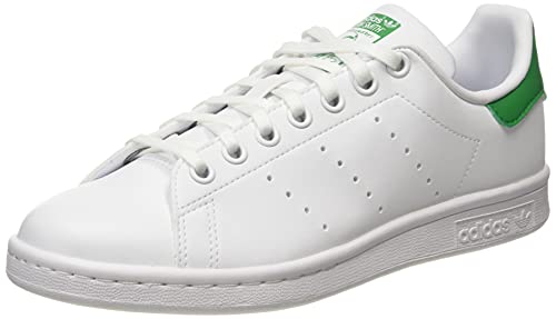 adidas Stan Smith J, Zapatillas Bajas, Blanco (FTWR White/FTWR White/Green FX), 36 EU