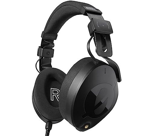 RØDE NTH-100 Professional Over-ear Headphones For Content Creation, Music Production, Mixing and Audio Editing, Podcasting, Location Recording (Black)